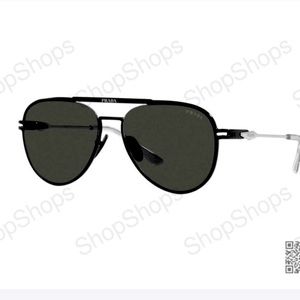 PRADA Black Aviator Sunglasses